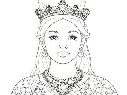 Thumbnail ausmalbilder prinzessin für erwachsene