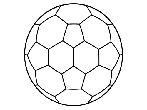 Thumbnail Ausmalbild Sport Fussball