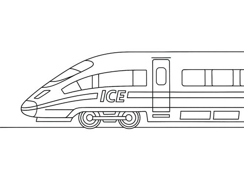 Thumbnail Ausmalbild ICE Profil