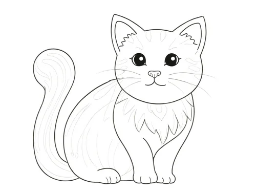 Thumbnail Katzenbilder ausmalen