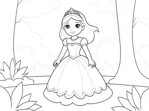 Thumbnail ausmal prinzessin