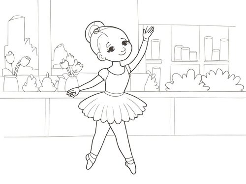 Thumbnail ausmalbilder ballerina kostenlos zum ausdrucken