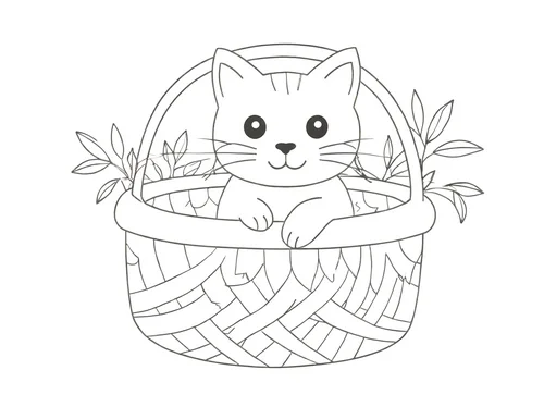 Thumbnail Ausmalbilder Katze