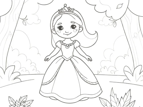 Thumbnail bilder ausmalen prinzessin